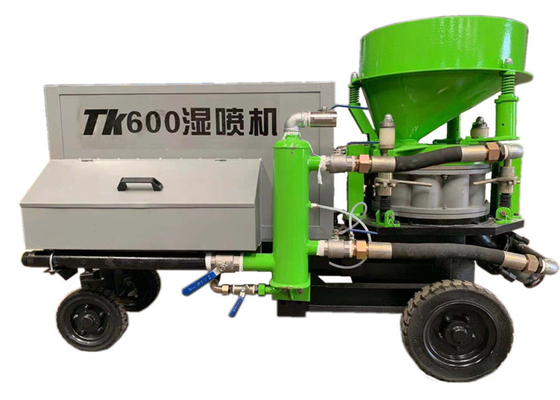 الرطب الجاف 7.5kw آلة الخرسانة المرشوشة تغذية البخاخ Gunite